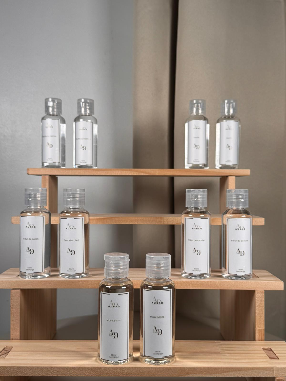 Recharge parfumée 50 ml – Diffuseur de voiture