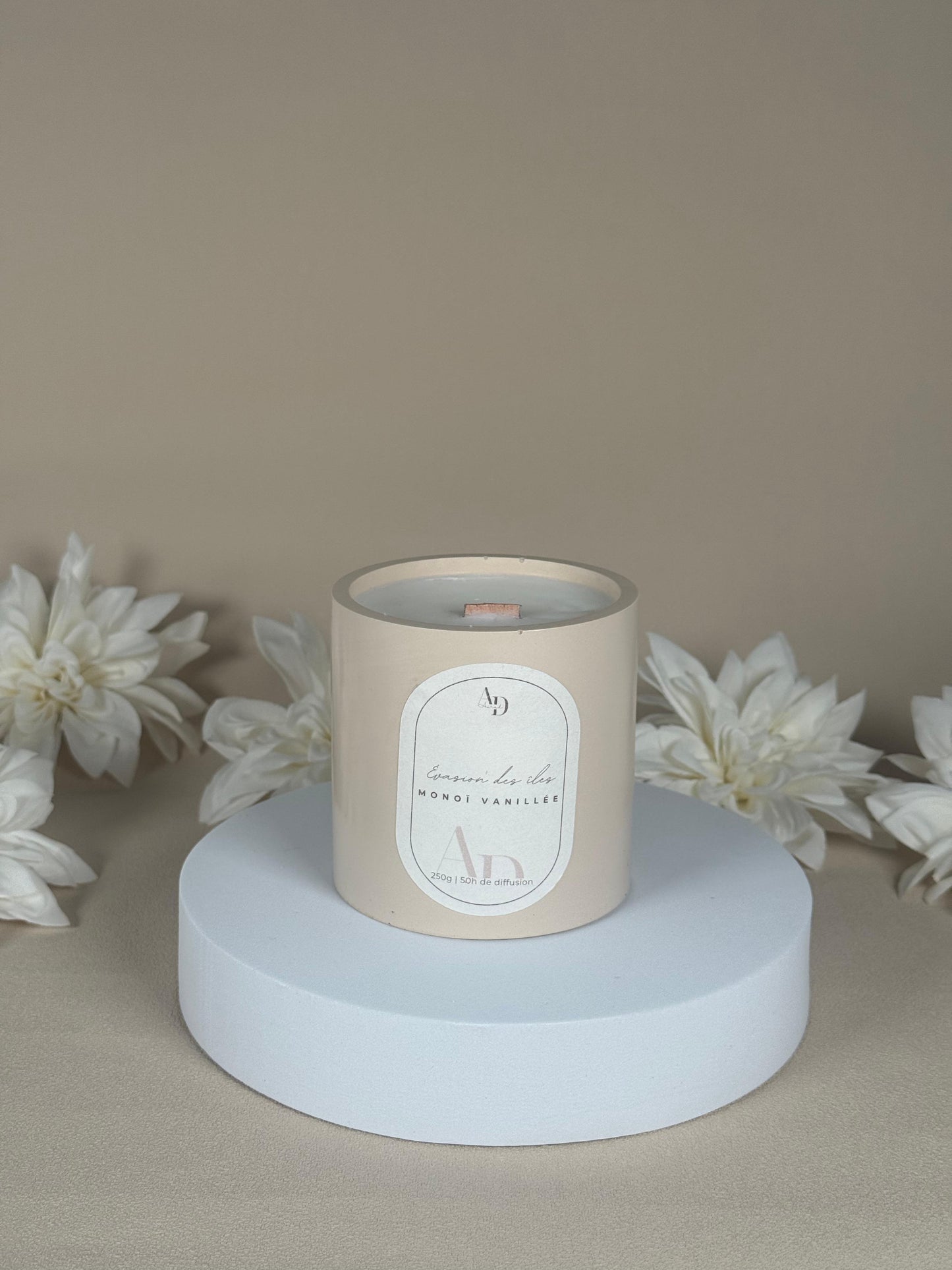 Bougie Parfumée – L’Artisane – Evasion des îles