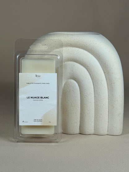Tablette Fondante Parfumée 70g – Nuage Blanc